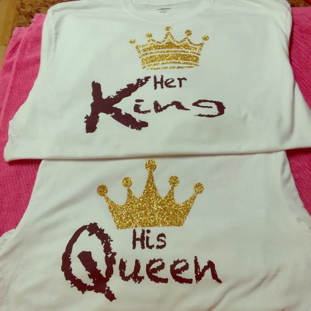 His/ hers T-shirts for both.